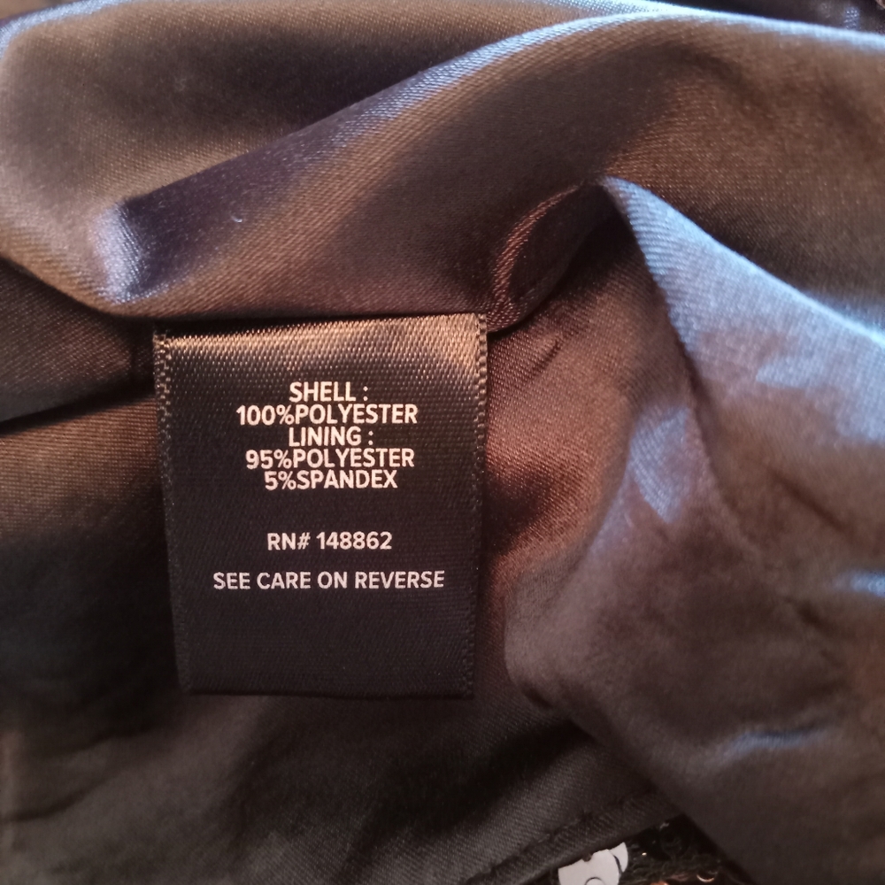 TORRID sequined evening jacket. Bronze and black. 14/16 18/20 - Picture 9 of 9